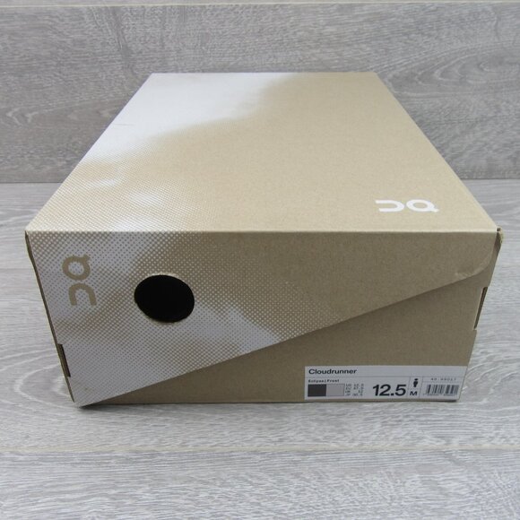 ON Cloudrunner Athletic Running Shoes Mens Size 12.5 Black White NEW #46.99017 - Picture 15 of 16